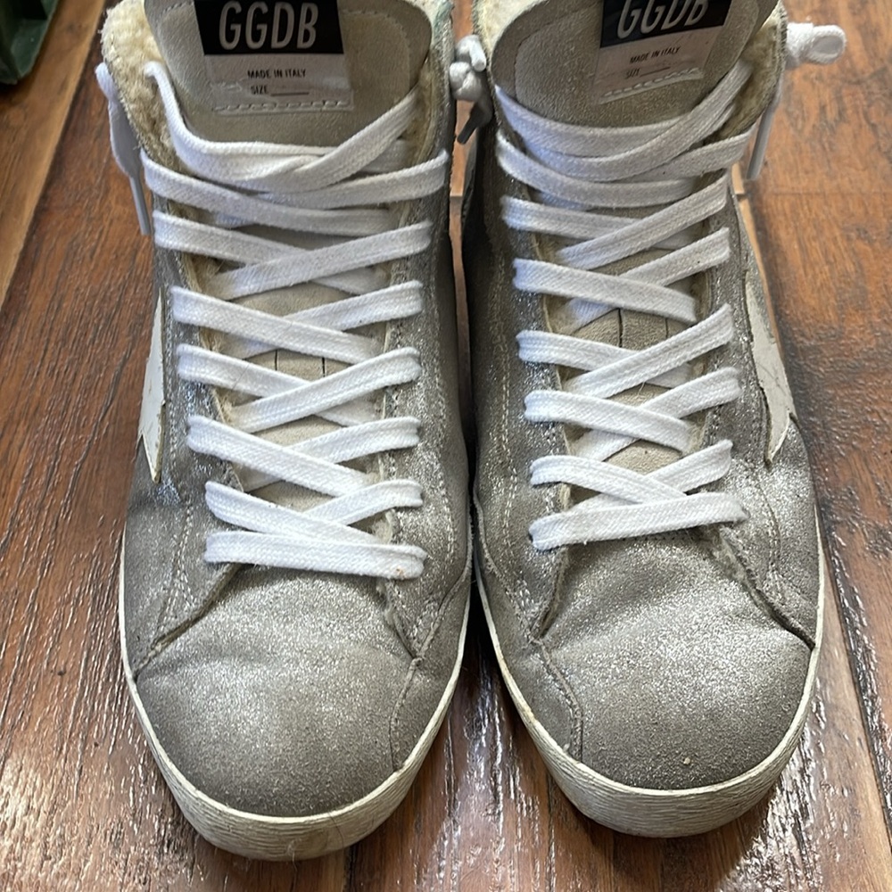 Golden Goose Francy- Great Neutral Hightop! Size 40 - Picture 9 of 11